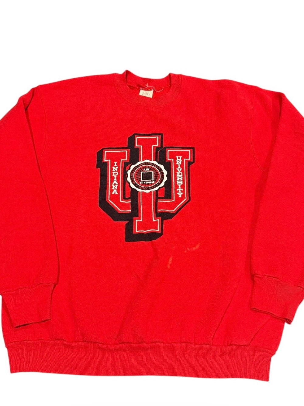 Vintage IU Hoosiers crewneck sweatshirt XL men’s red 90s Lux et Veritas